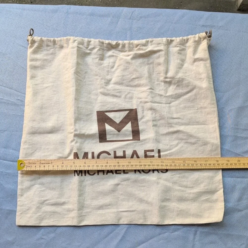Michael Kors Drawstring Dust Cover Bag 18 x 17.5 Inches Canvas Vintage